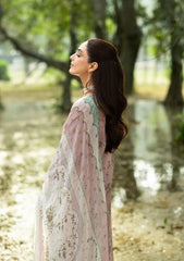 Elaf Premium Print Chikankari Lawn Unstitched 3PC Suit – ERC-8A Sahaa