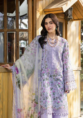 Elaf Premium Print Chikankari Lawn Unstitched 3PC Suit – ERC-6B Iris
