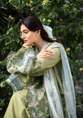 Elaf Premium Print Chikankari Lawn Unstitched 3PC Suit – ERC-8B Menah