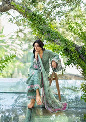 Elaf Premium Print Chikankari Lawn Unstitched 3PC Suit – ERC-4B Nayab