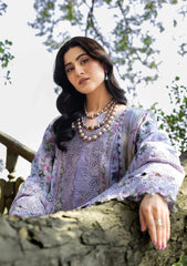 Elaf Premium Print Chikankari Lawn Unstitched 3PC Suit – ERC-6B Iris