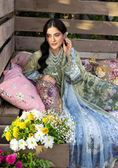 Elaf Premium Print Chikankari Lawn Unstitched 3PC Suit – ERC-8B Menah