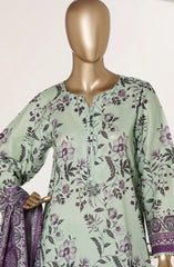 Sadabahar Printed Lawn Stitched 3 Piece Suit - D-03 - SBD26NLP - Green - Summer Collection