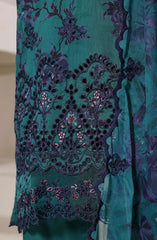 Sadabahar Signature Embroidered Stitched 3 Piece Suit - D-05 - SBD26VOL - Teal - Festive Collection