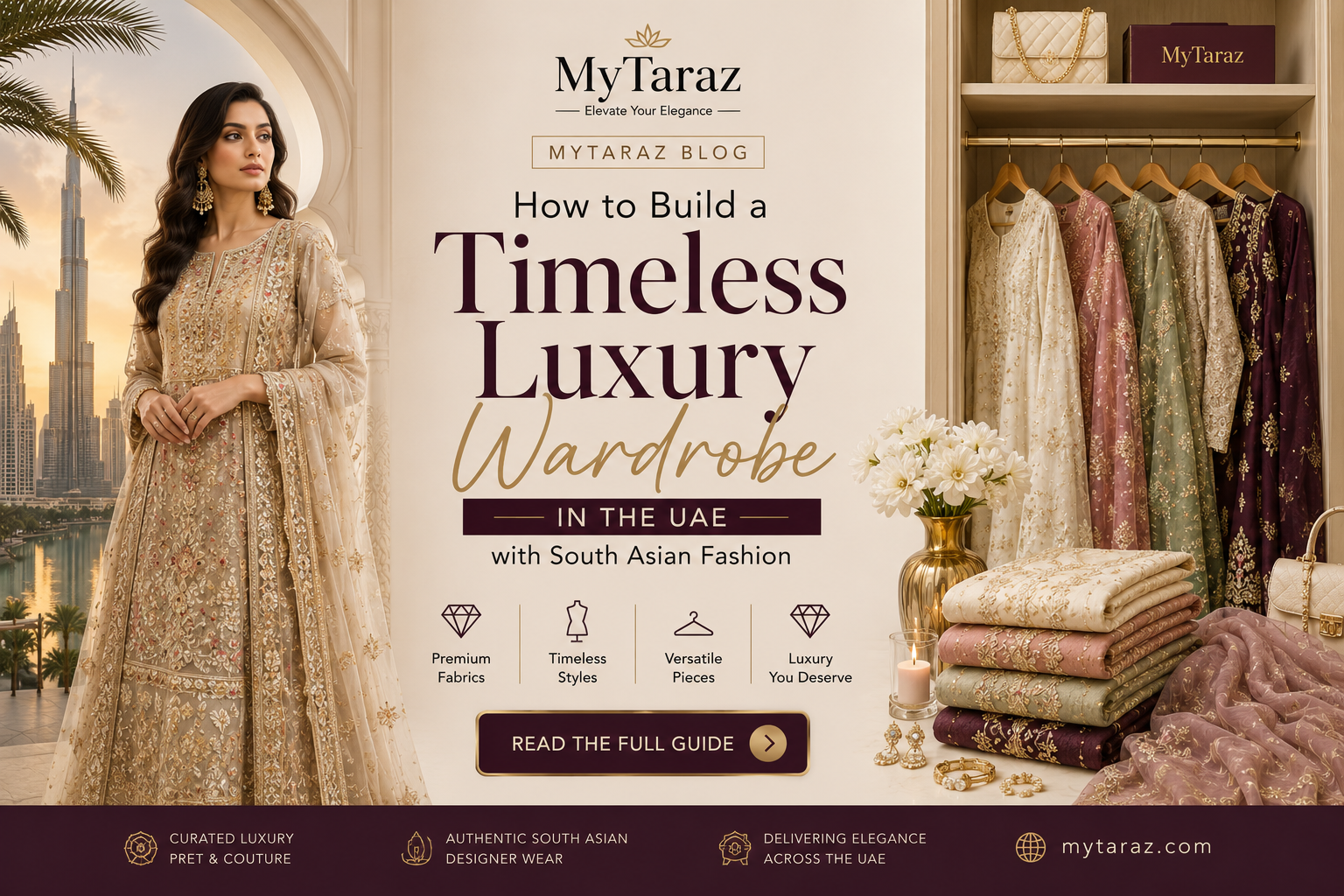 How to Build a Timeless Luxury Wardrobe in the UAE with South Asian Fashion