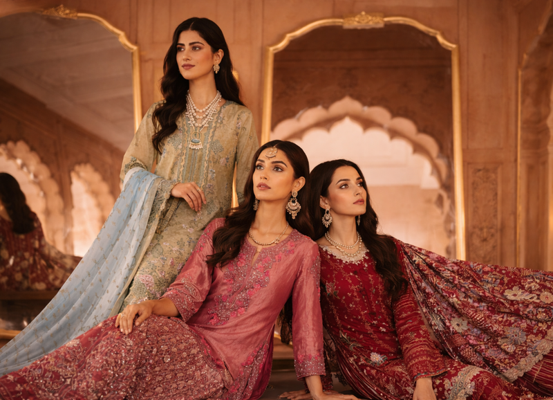 Elaf Chikankari Prints Lawn 2026 – Elegant Summer Collection at My Taraz