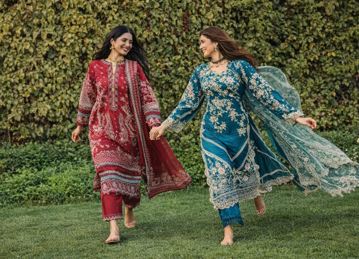 Eshaisha Luxury Lawn Embroidered – Where Summer Meets Sophistication