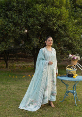 Elaf Premium Embroidered Luxury Lawn 3Pc Suit ELY-07 MORNING DRIZZLE