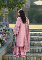 Elaf Premium Embroidered Luxury Lawn 3Pc Suit ELY-09 ROSEE