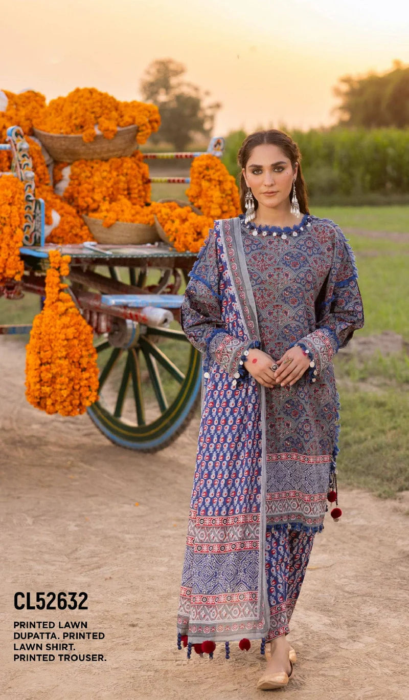 Gul Ahmed Ajrak Collection 25/SP52073