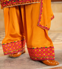 Sunara Amber – Embroidered Lawn Suit with Chiffon Dupatta