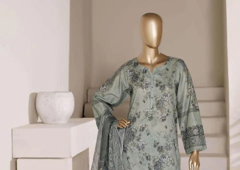 Sadabahar Luxury Lawn Printed 3 Piece Stitched Suit D-5