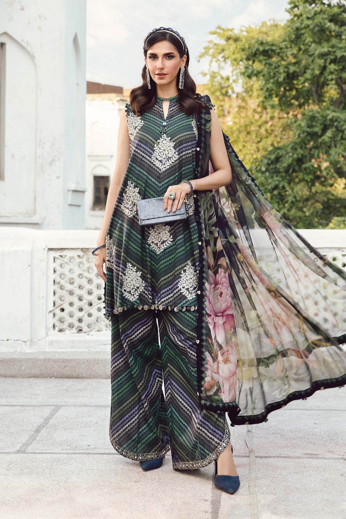 MARIA B Mprints Fall Winter Collection 2025 | MPT-2705-A