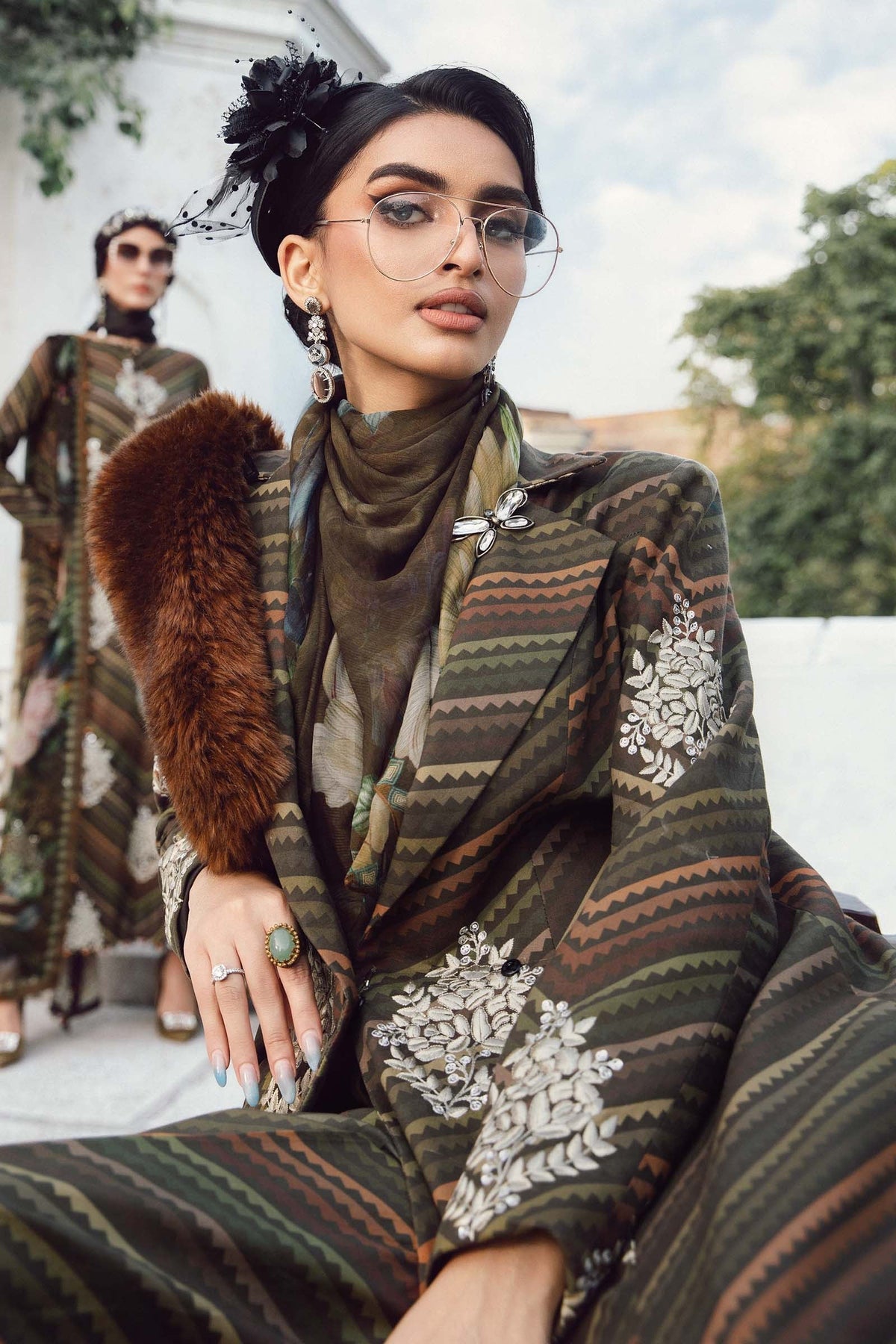 MARIA B Mprints Fall Winter Collection 2025 | MPT-2705-B