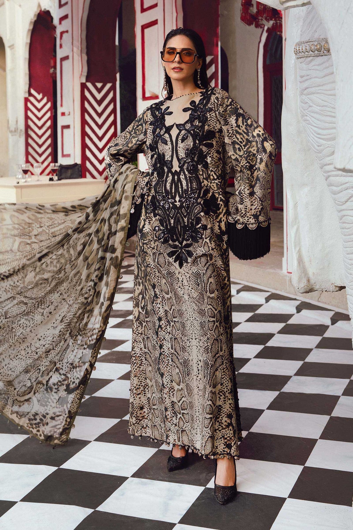 MARIA B Mprints Fall Winter Collection 2025 | MPT-2702-B