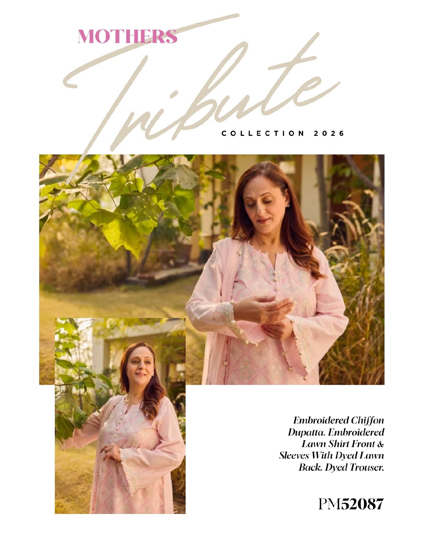 Gul Ahmed Mother’s Collection Summer 2026 PM 52087