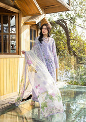 Elaf Premium Print Chikankari Lawn Unstitched 3PC Suit – ERC-6B Iris