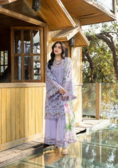Elaf Premium Print Chikankari Lawn Unstitched 3PC Suit – ERC-6B Iris