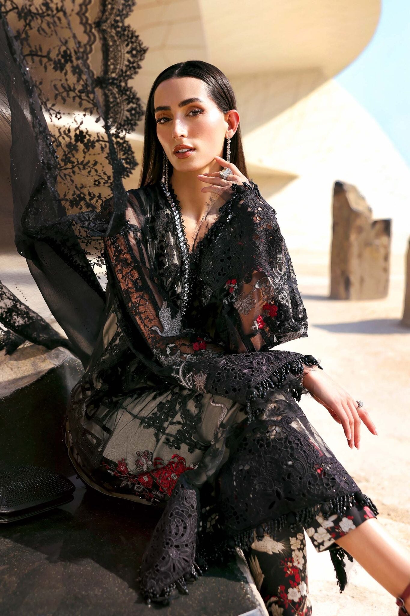 Maria B Eid Lawn 2026 D-2607-B
