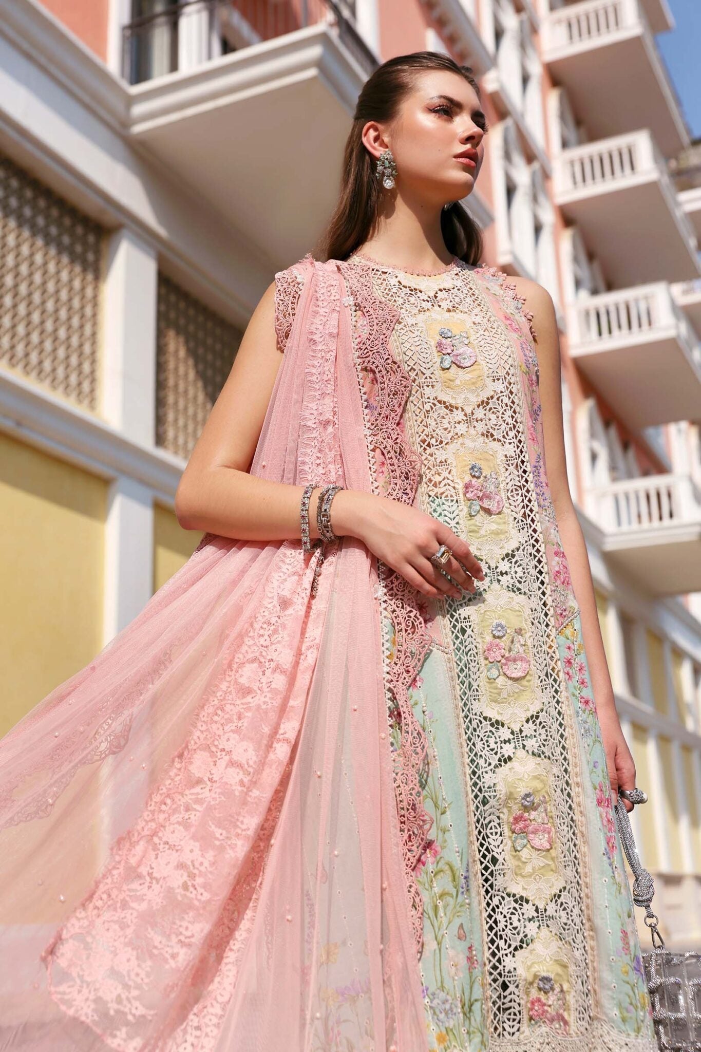 Maria B Eid Lawn 2026 D-2606-A